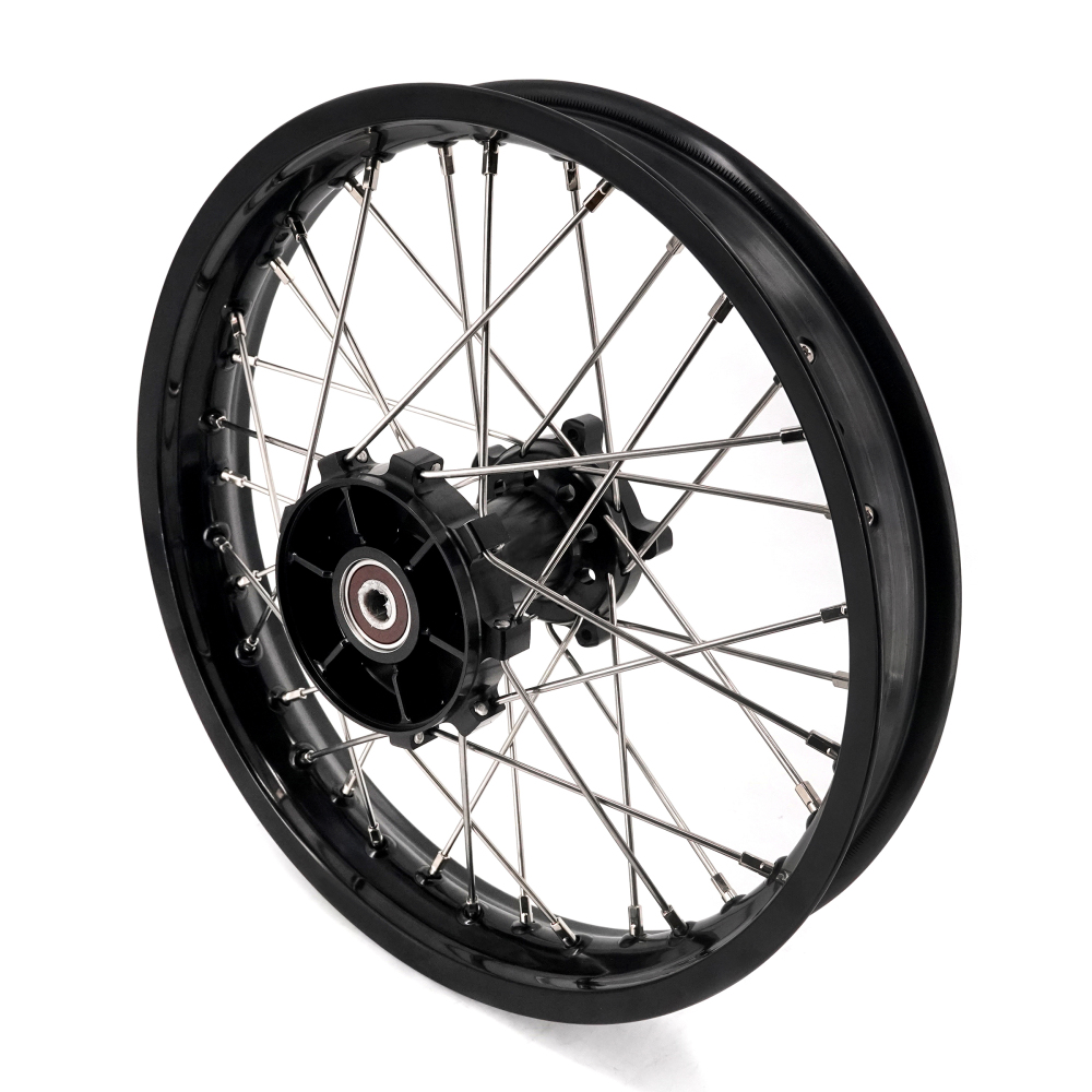 For CF MOTO 450MT 2024 - 2026 -- VMX 1.85*21/2.5*18 Cush Drive Wheels set CNC Black Hub