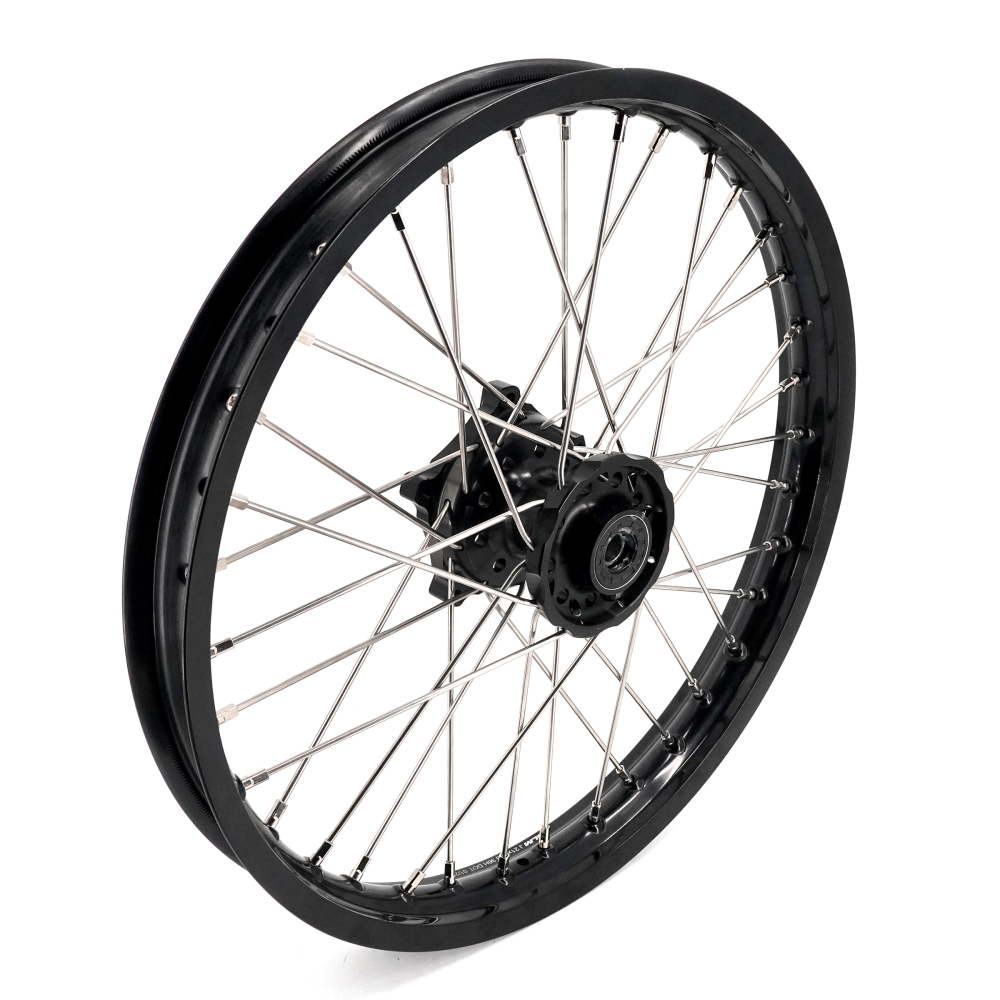 For CF MOTO 450MT 2024 - 2026 -- VMX 1.85*21/2.5*18 Cush Drive Wheels set CNC Black Hub