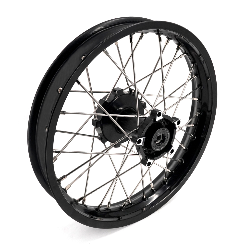 For CF MOTO 450MT 2024 - 2026 -- VMX 1.85*21/2.5*18 Cush Drive Wheels set CNC Black Hub