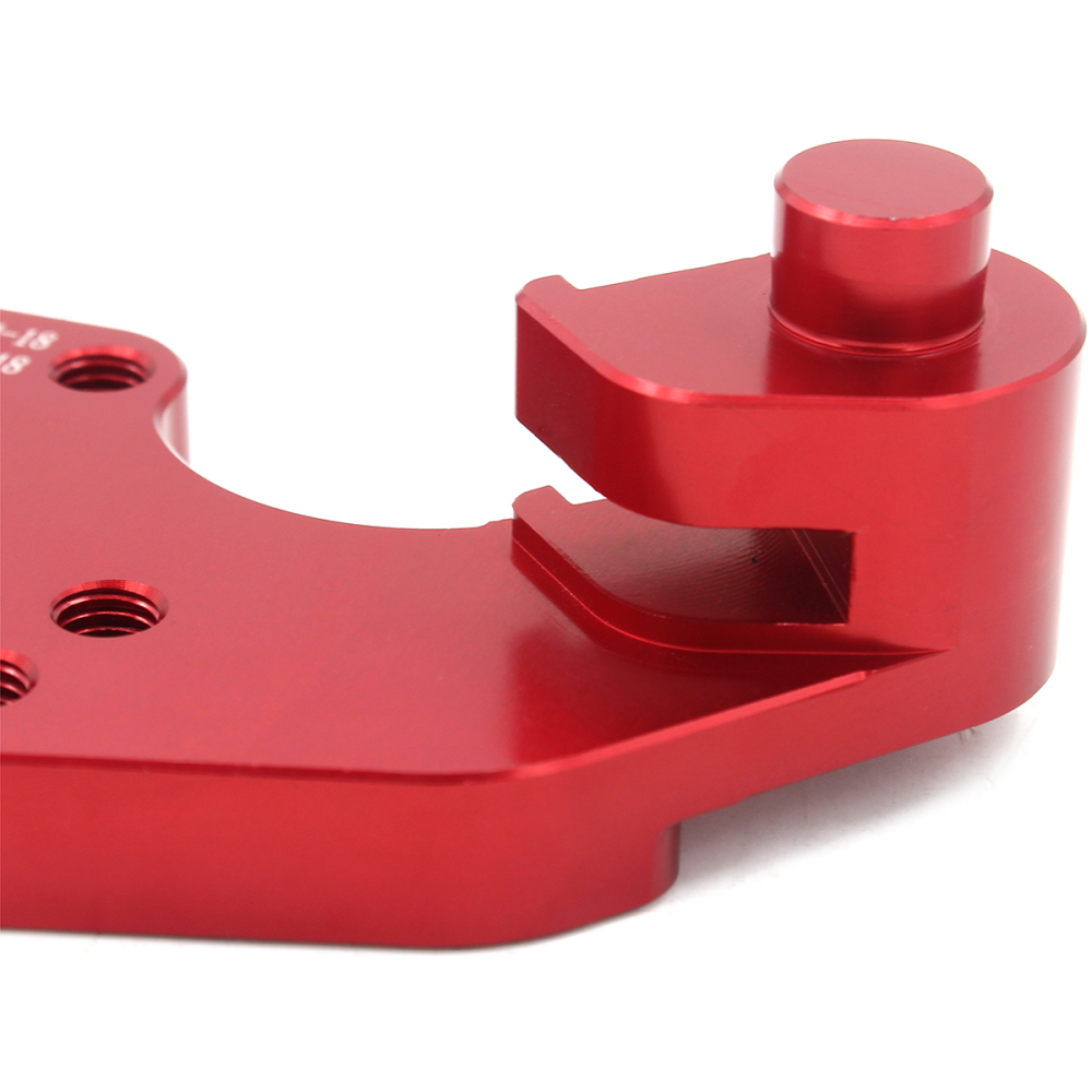 VMX Adapter for 320MM Oversize Brake Disc Rotor fit Honda CRF250R 04-18 CRF450R 04-18 Red