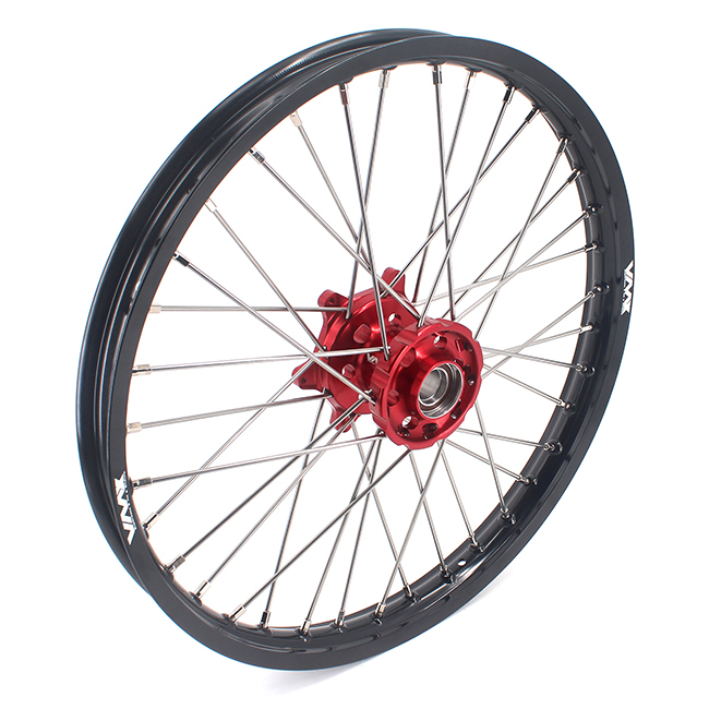 VMX 21/18 Enduro Wheels Rims Fit BETA RR 2013-2022 Red Hub Black Rim