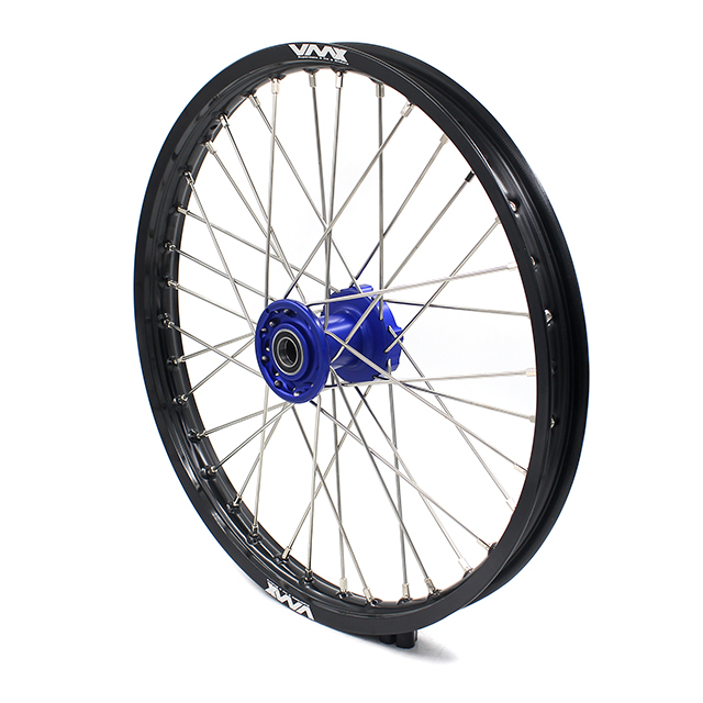 VMX 21/18 Enduro Motorcycle Wheels Rim Set Fit TM Bike 125cc-530cc 2015-2024 Blue Hub