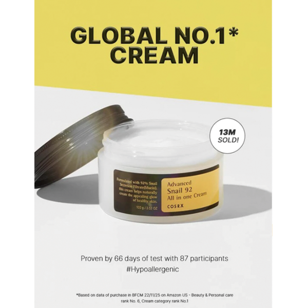 COSRX ADVANCED SNAIL 92 ALL IN ONE CREAM
