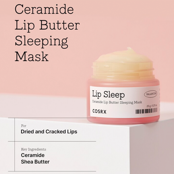 COSRX BALANCIUM CERAMIDE LIP BUTTER SLEEPING MASK