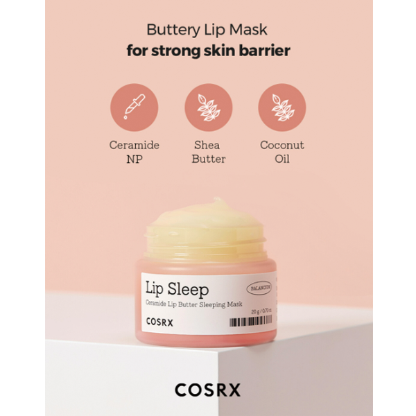 COSRX BALANCIUM CERAMIDE LIP BUTTER SLEEPING MASK