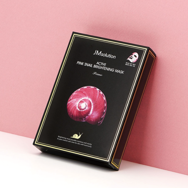 JM SOLUTION ACTIVE PINK SNAIL BRIGHHTENING MASK PRIME