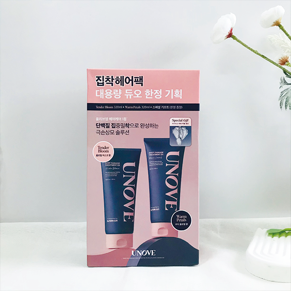 UNOVE DEEP DAMAGE TREATMENT EX 320ML DUO SPECIAL SET (+MIRROR KEYRING)
