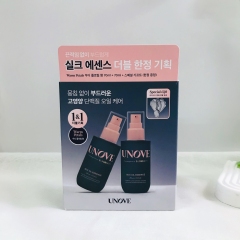 UNOVE SILK OIL ESSENCE 70ML WARM PETAL DOUBLE SPECIAL SET (+MIRROR KEYRING)