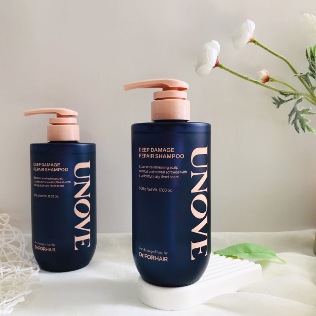 UNOVE DEEP DAMAGE REPAIR SHAMPOO 500G +500G(PROTEIN AMPOULE SHAMPOO)
