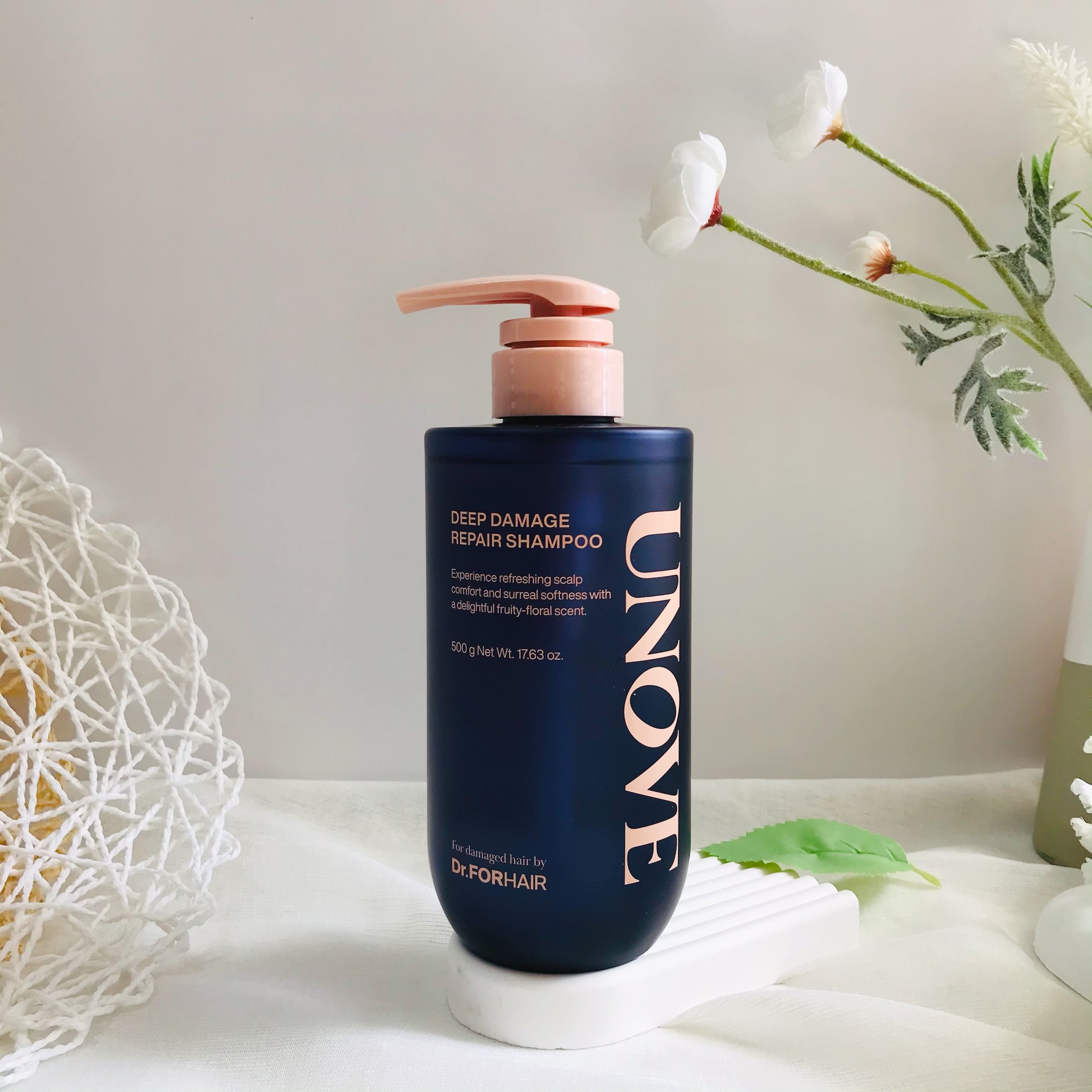 UNOVE DEEP DAMAGE REPAIR SHAMPOO 500G (PROTEIN AMPOULE SHAMPOO)