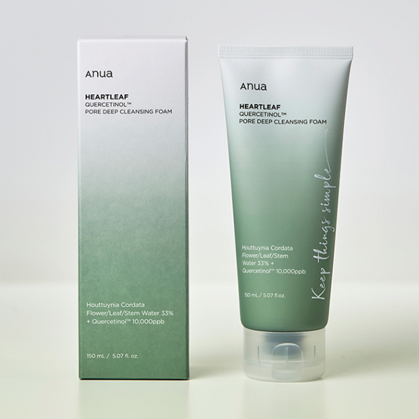 ANUA HEARTLEAF QUERCETINOL PORE DEEP CLEANSING FOAM 150ml