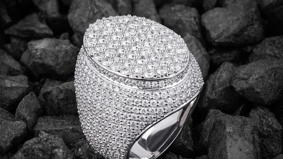 Custom Moissanite Hip-Hop Jewelry