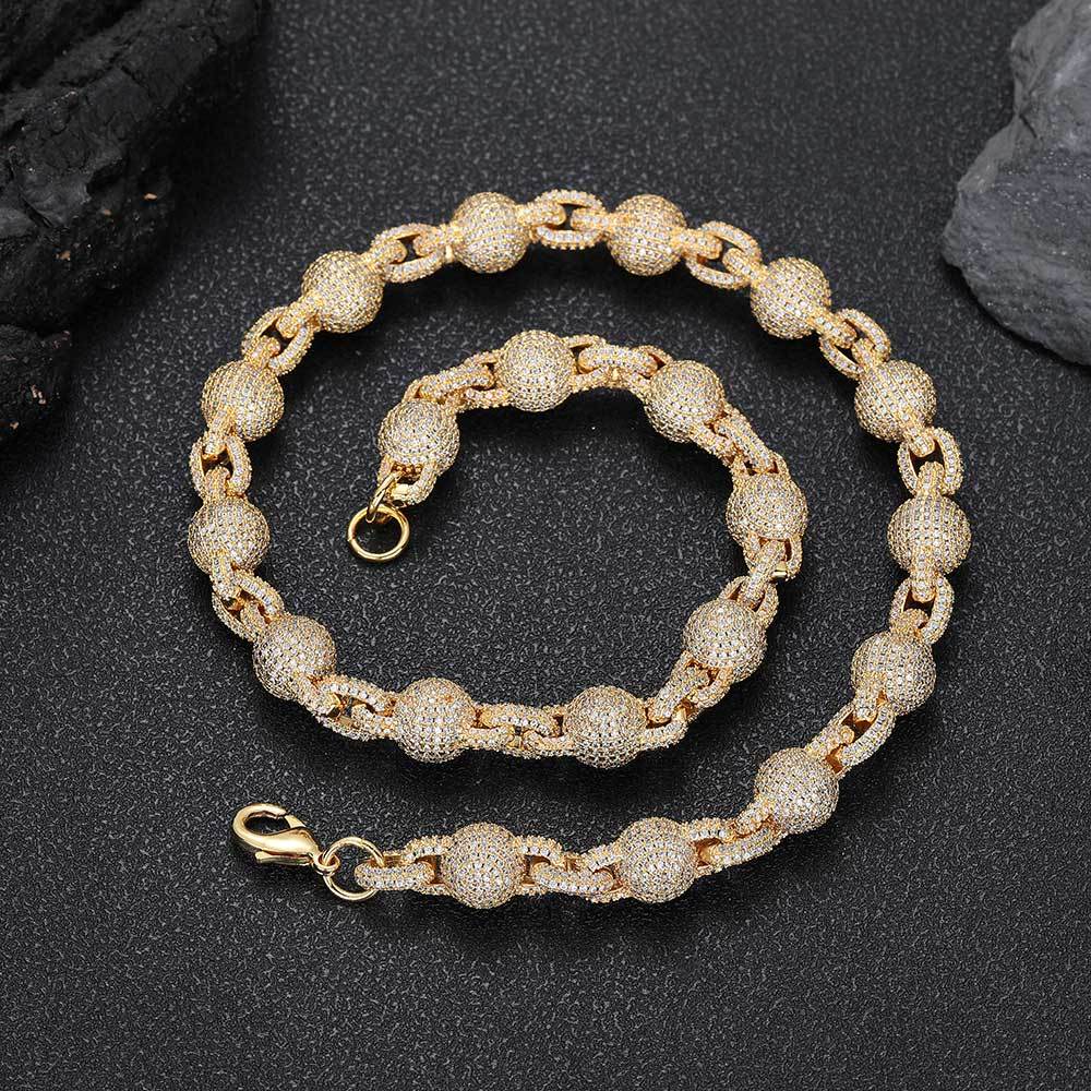 10MM Iced Beads Chain