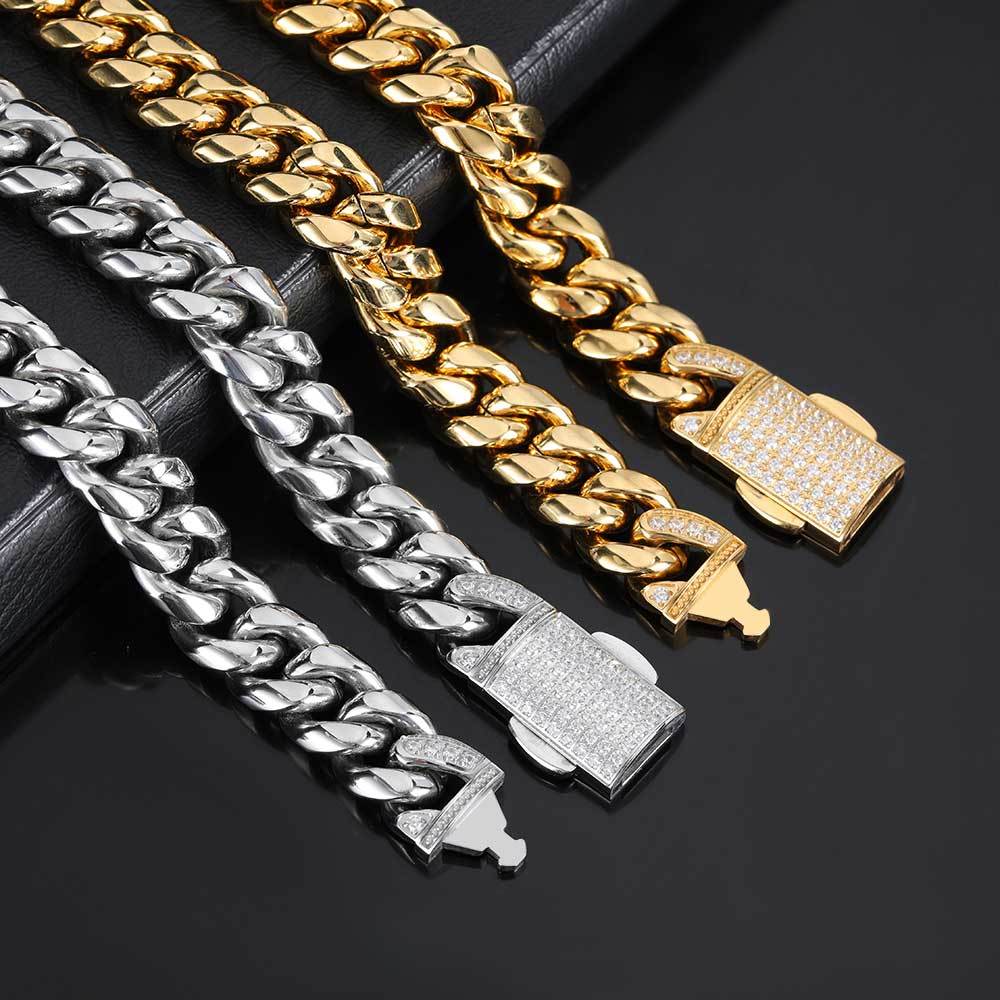 12mm Miami Cuban Link Necklace