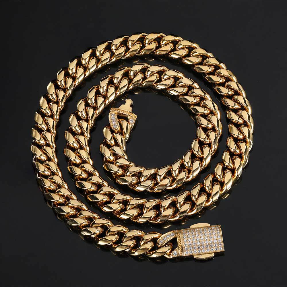 12mm Miami Cuban Link Necklace
