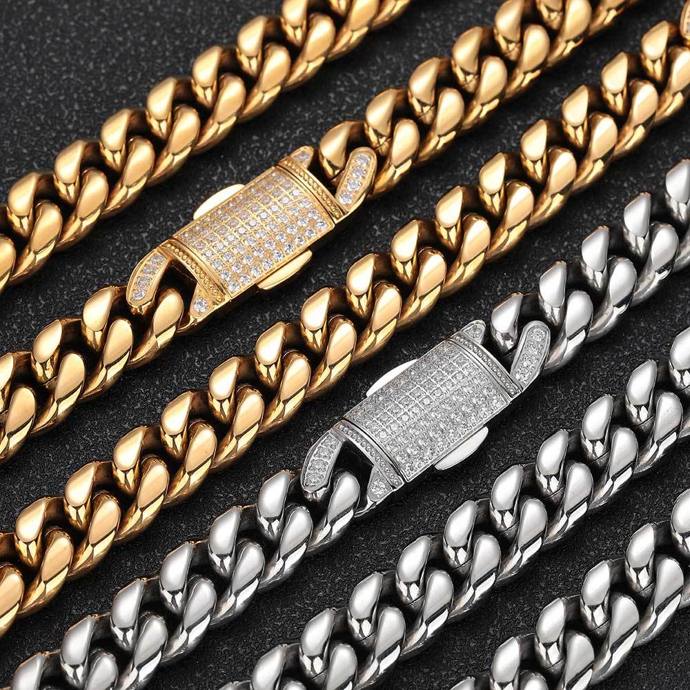 12mm Miami Cuban Link Necklace