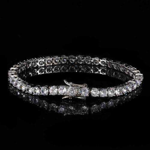 5mm Iced Tennis Chain Bracelet with zircon stones