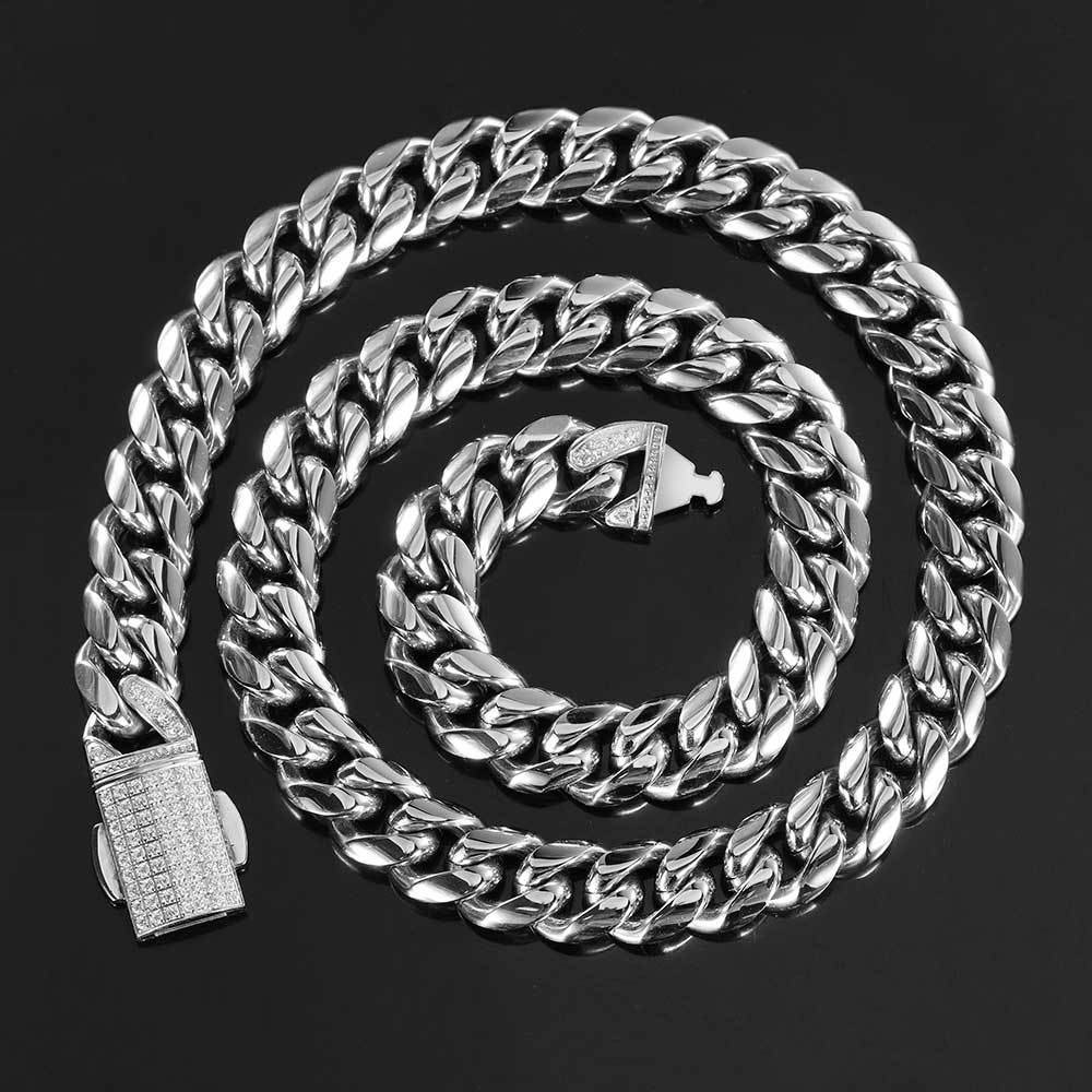 12mm Miami Cuban Link Necklace