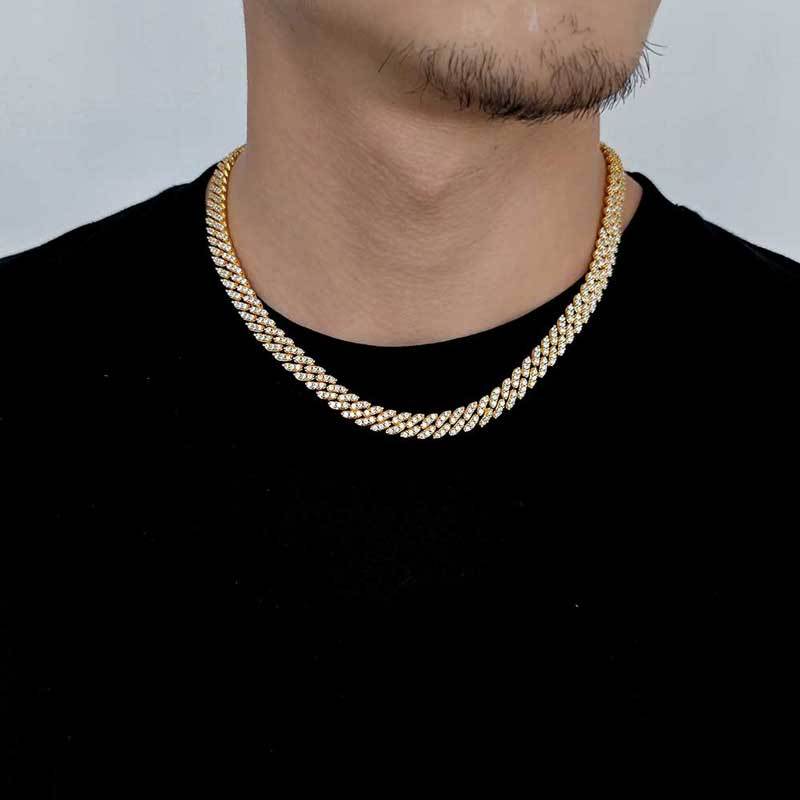 ICEOMG packaging for 8mm Iced Out Zircon Cuban Link Necklace