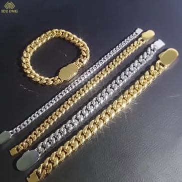 8mm Curb Cuban Link Chain