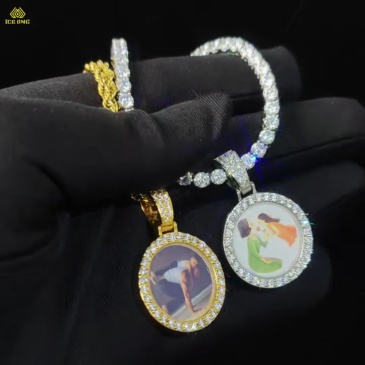 26mm Custom Mini Photo Pendant Necklace