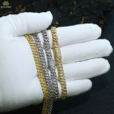 Iced Out Cuban Link Chain Necklace 6mm