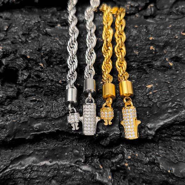 Stainless Steel Rope Chain  Hip Hop Style for Men