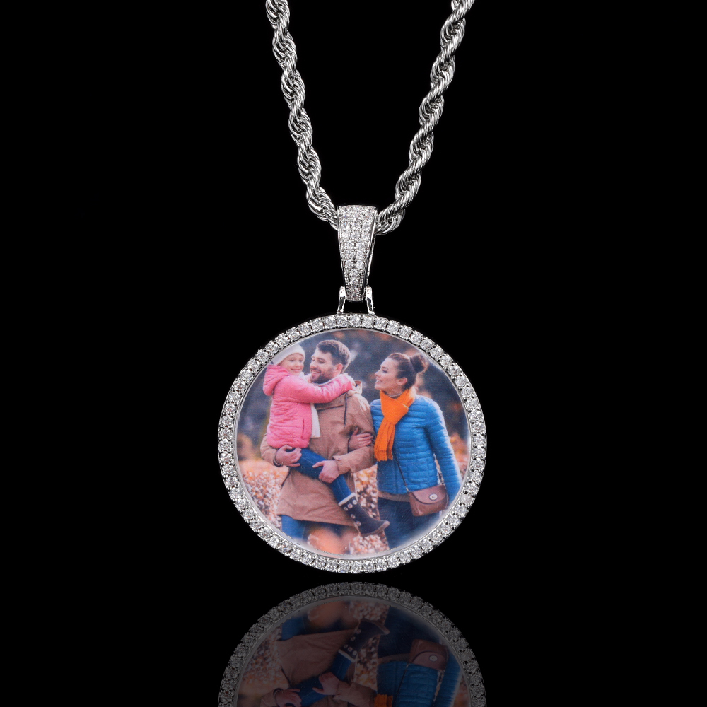 45mm Custom Photo Pendant Necklace