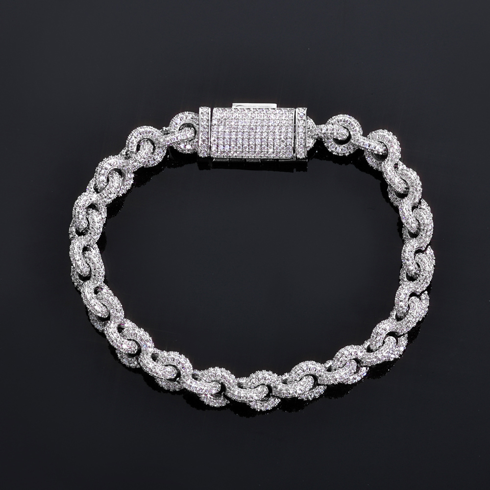 ICEOMG O Shaped Design Flip Buckle Clasp Bracelet