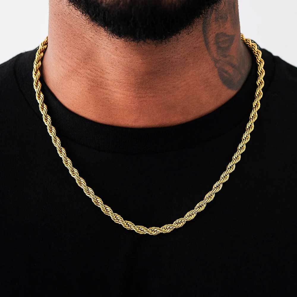Stainless Steel Rope Chain  Hip Hop Style for Men