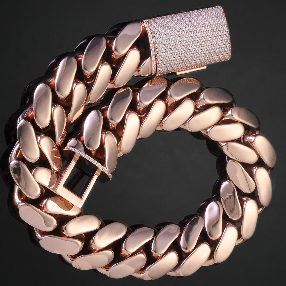 30mm Miami Cuban Link Chain Heavy Solid Big Cuban Chain