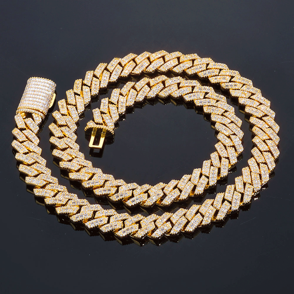 14MM Heavy Cuban Link Chain Necklace