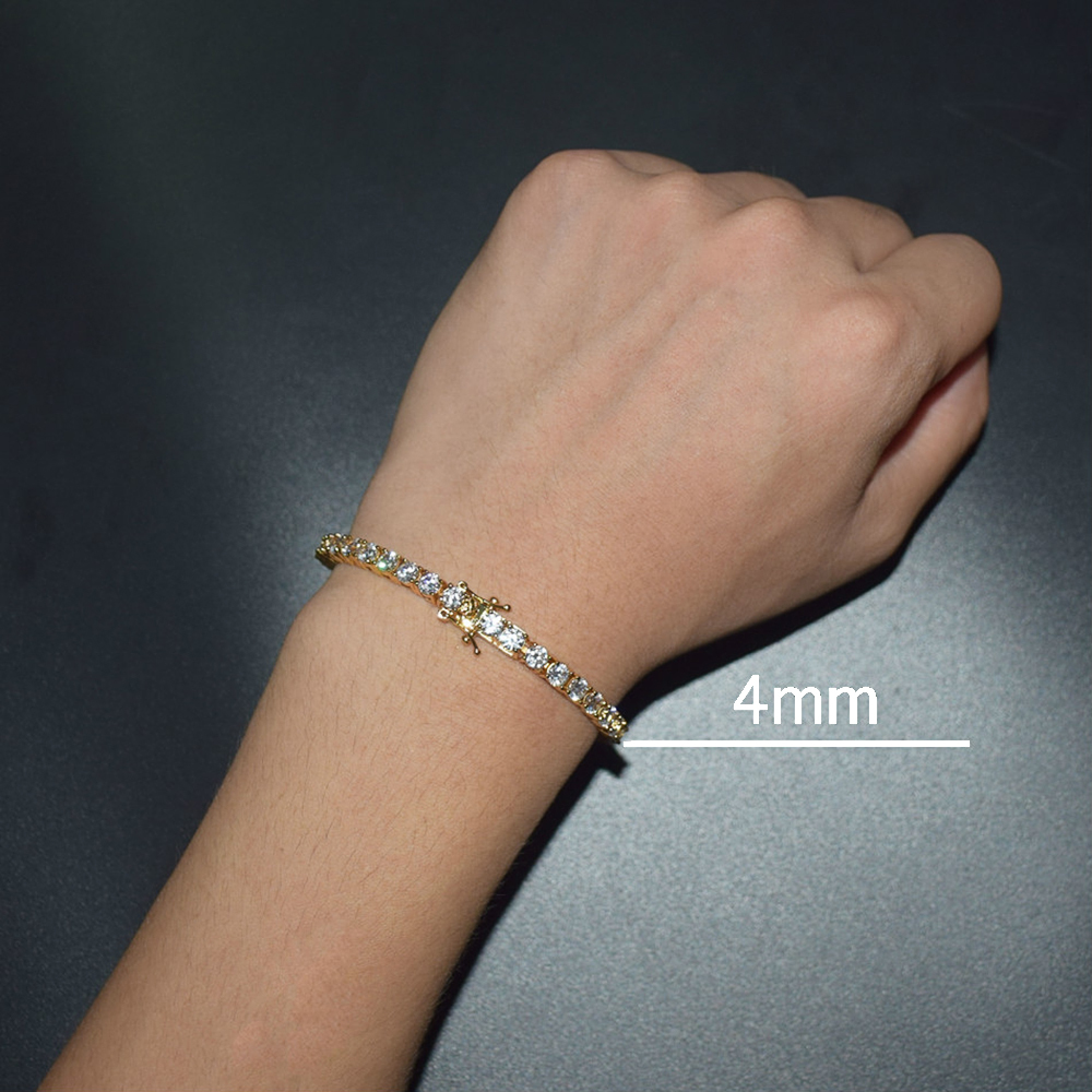 Moissanite Tennis Bracelet  925 Silver (2mm–5mm)