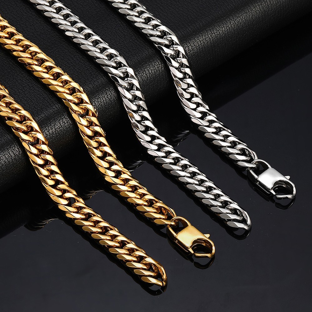 7mm 7/9mm Double Weave Cowboy Miami Cuban Link Bracelet