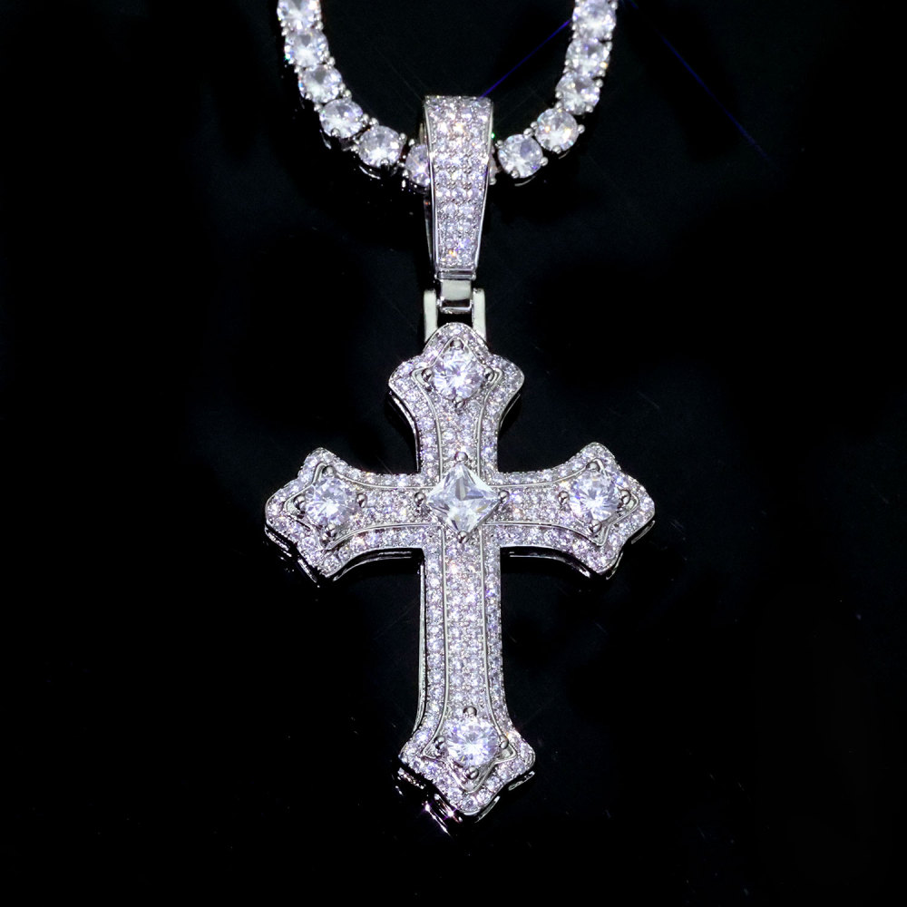 18K Gold Plated Cross Pendant