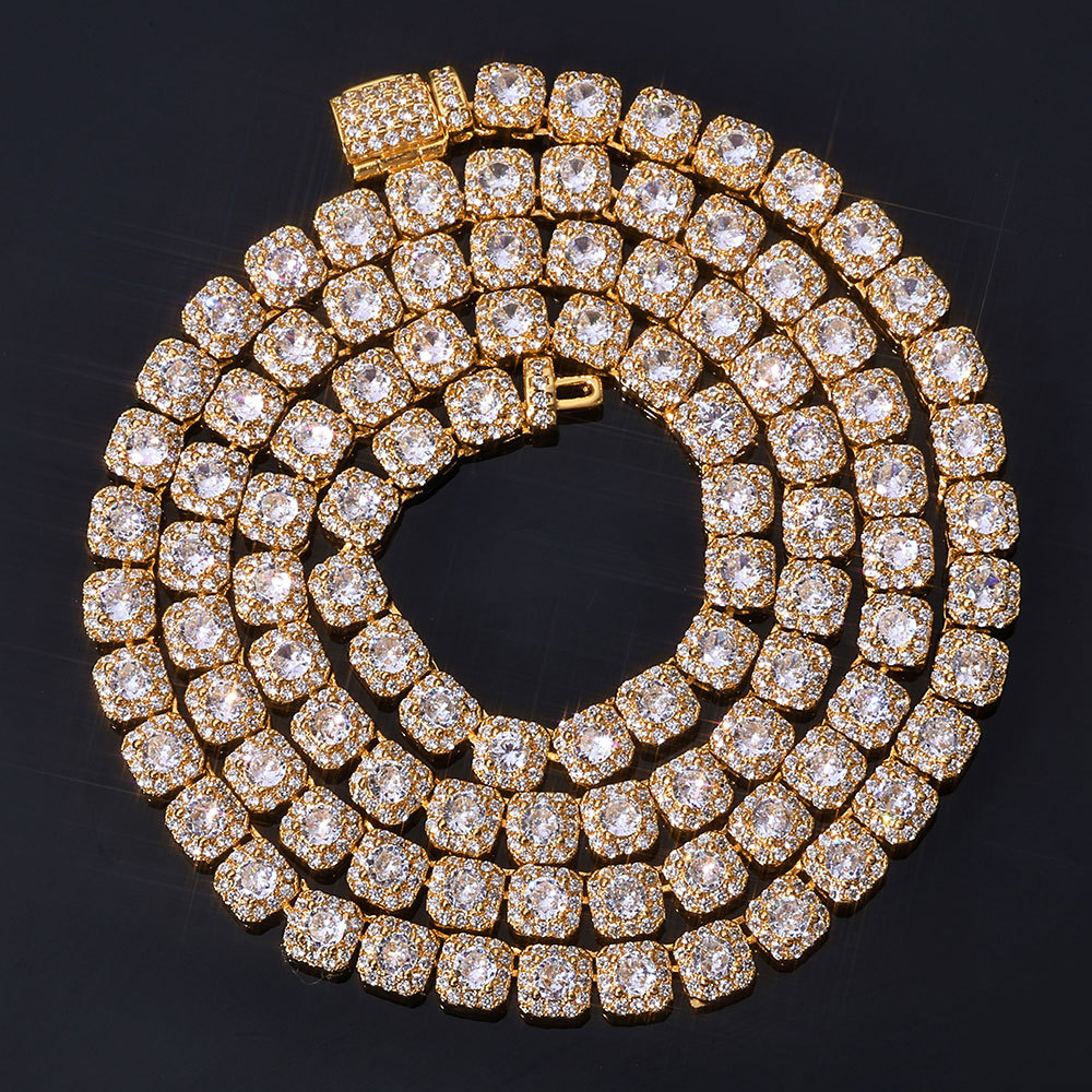 5mm Clustered CZ Tennis Chain - ICEOMG