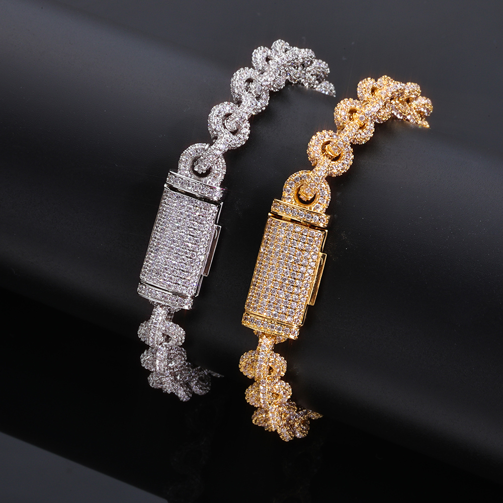 ICEOMG O Shaped Design Flip Buckle Clasp Bracelet