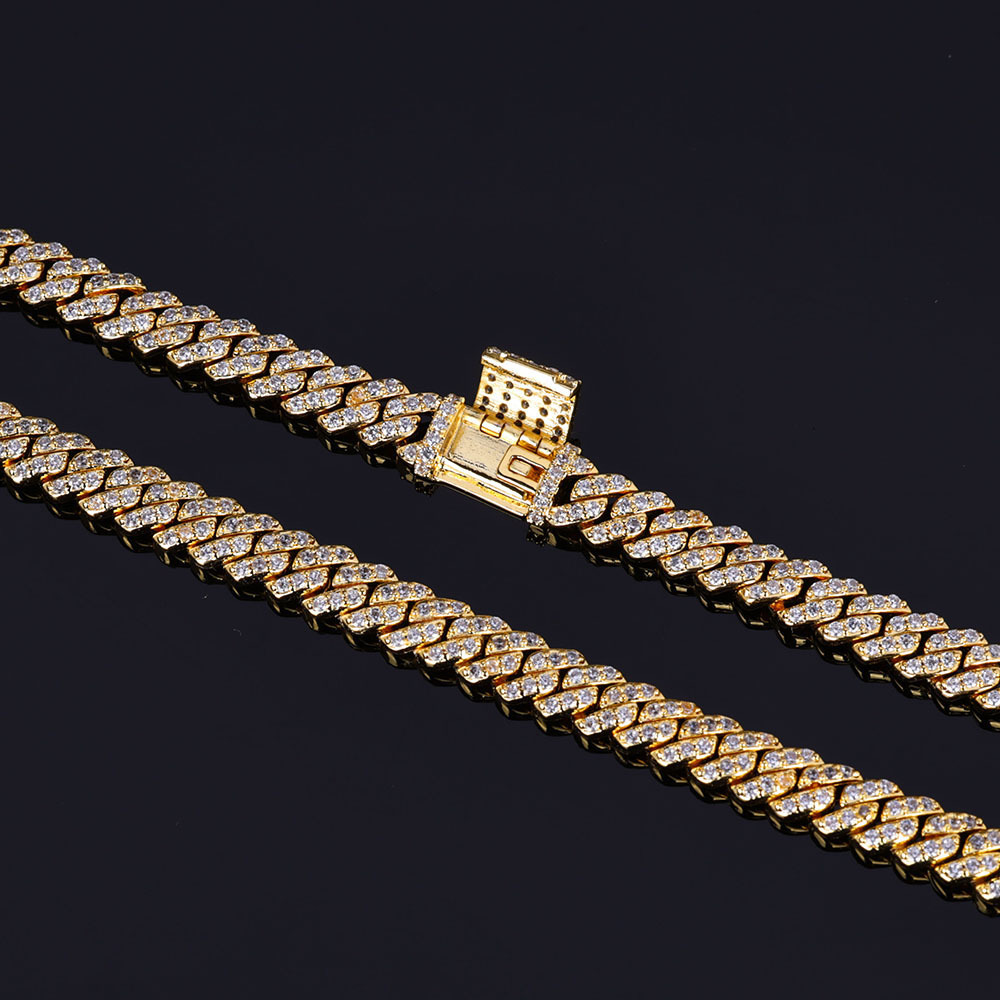 Iced Out Cuban Link Chain Necklace 6mm