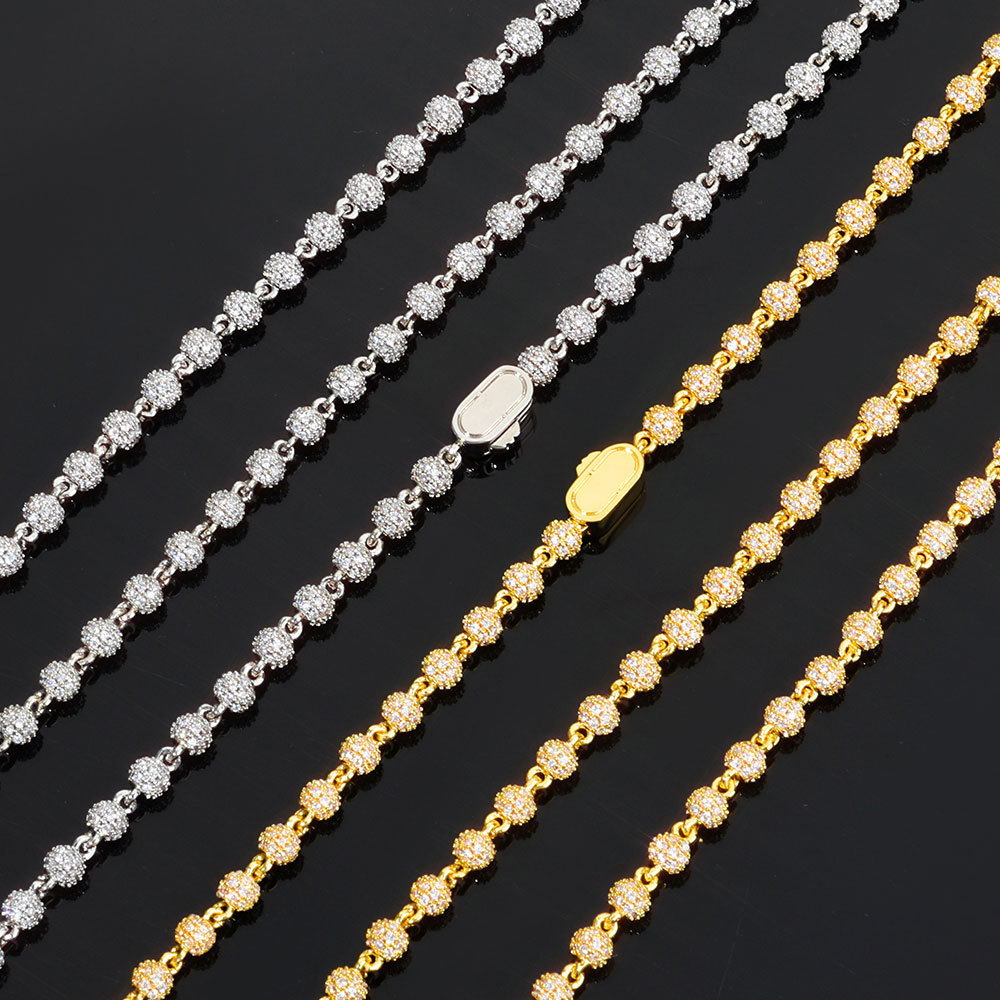 4mm Round Bead Chain Necklace