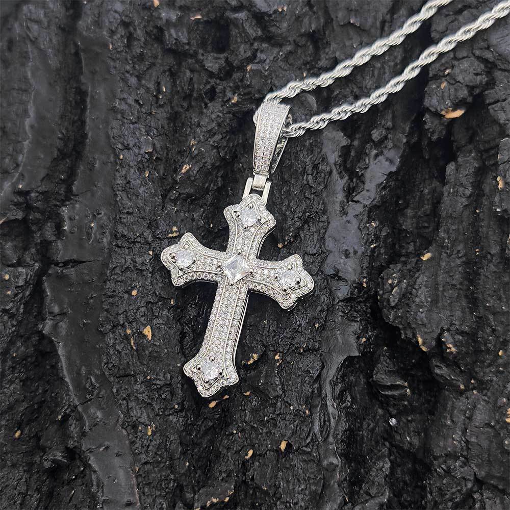 18K Gold Plated Cross Pendant
