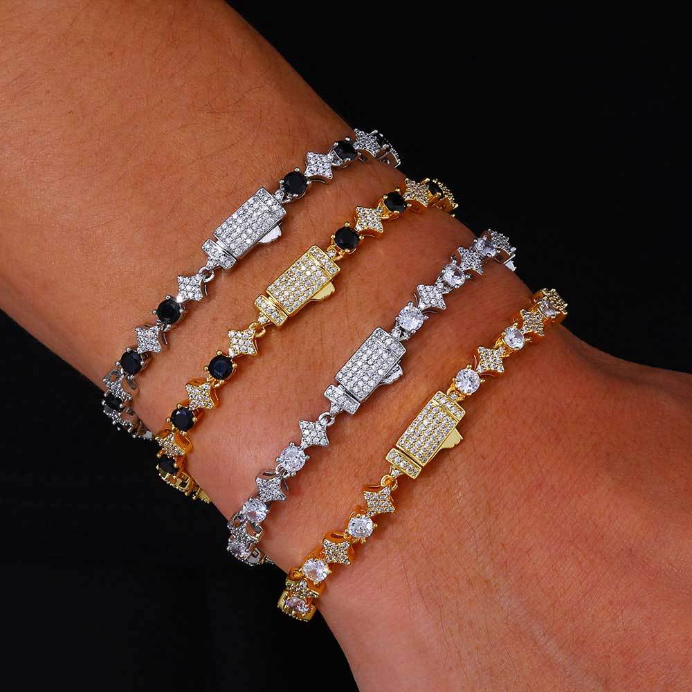 6mm Diamond Star Tennis Bracelet