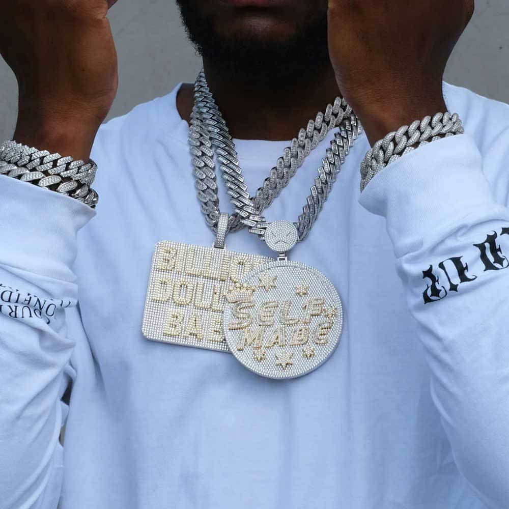 Custom Moissanite Hip Hop Pendant