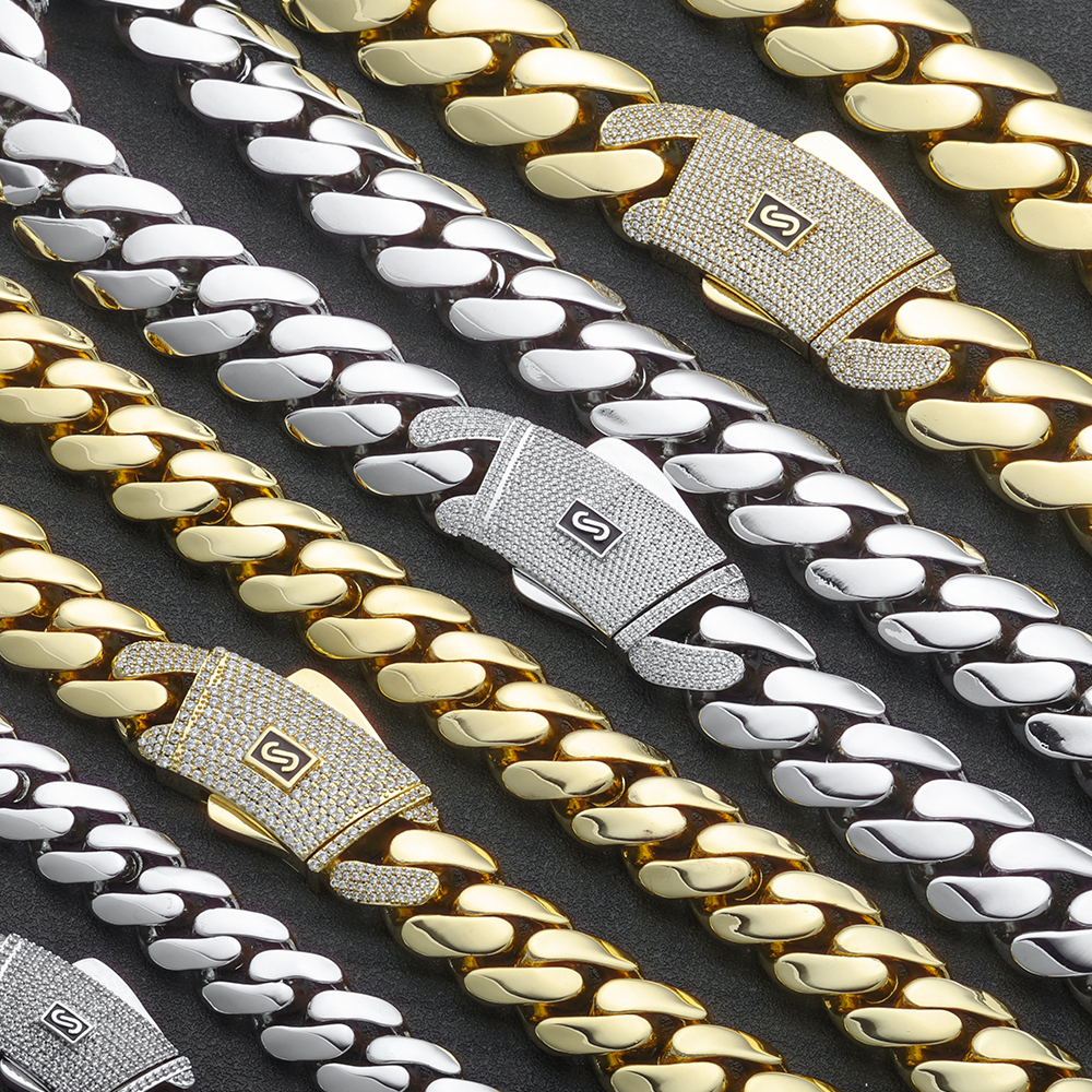 925&VVS Silver  Moissanite Cuban Bracelet