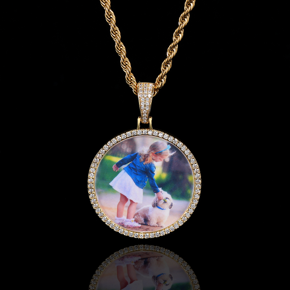 45mm Custom Photo Pendant Necklace