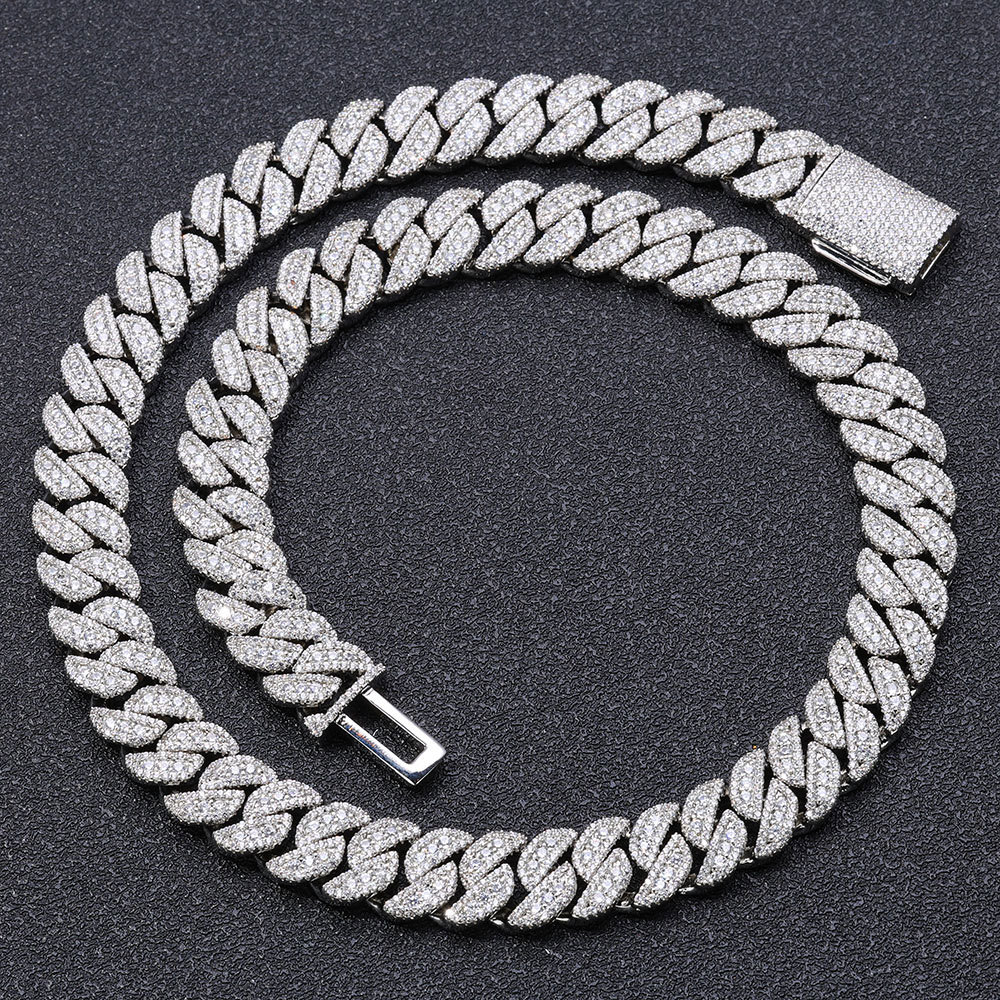 14mm Miami Cuban Link Chain Necklace