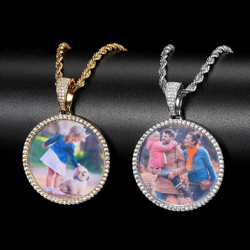 45mm Custom Photo Pendant Necklace