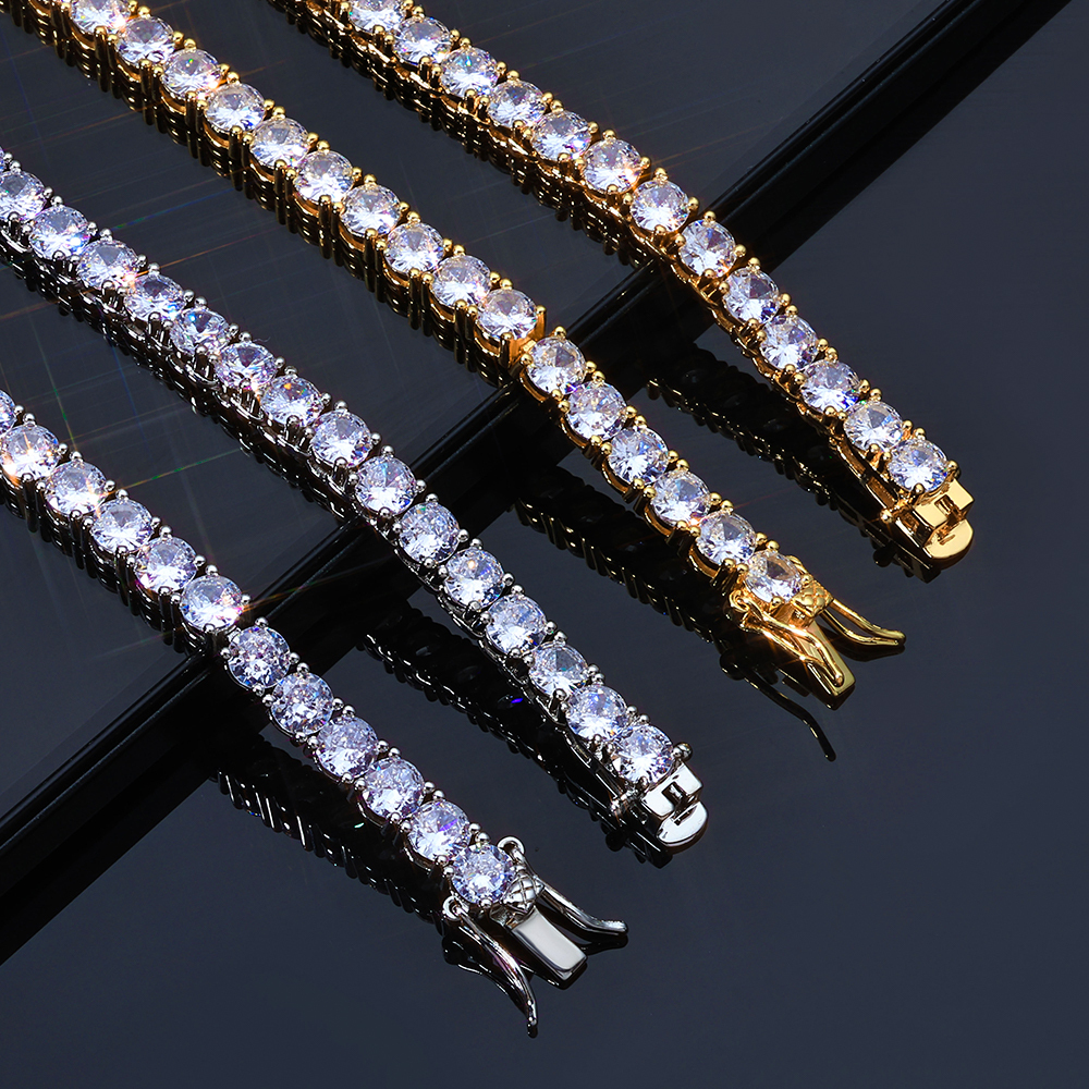 6mm Iced 5A CZ Tennis Chain Necklace