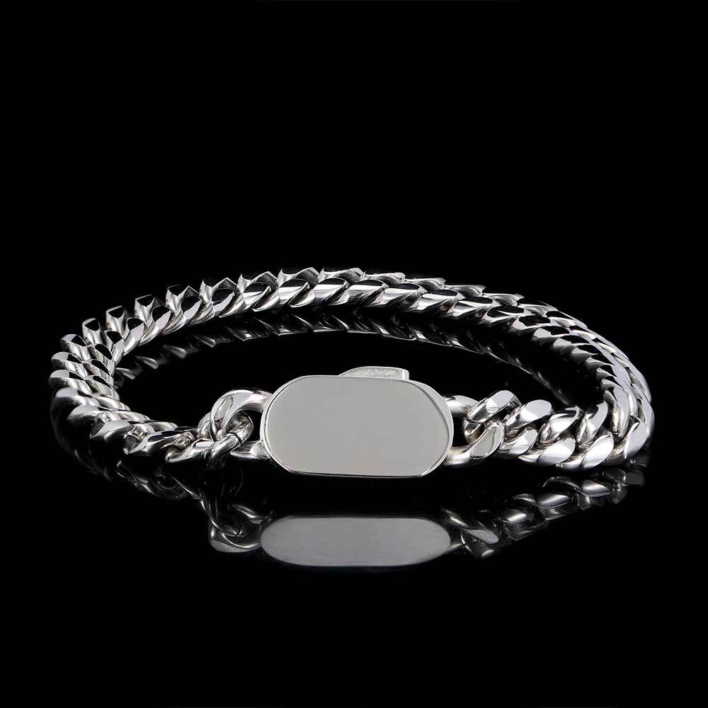 8mm Curb Cuban Link bracelet