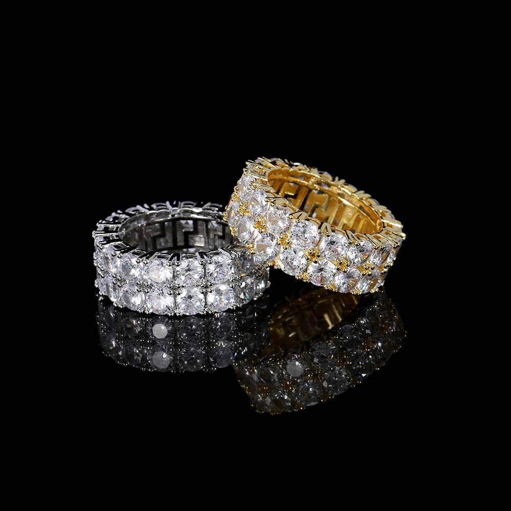 Double Row CZ Ring - ICEOMG