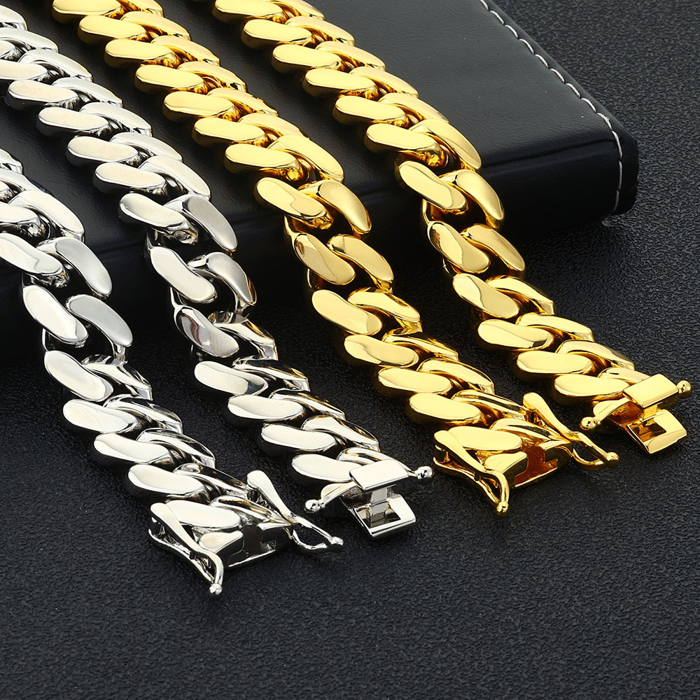 22mm Heavy Miami Copper Cuban Link Chain Necklace